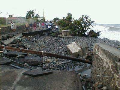 Hurricane Lenny Damages